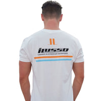 iLusso Men's White Regular Fit T-Shirt