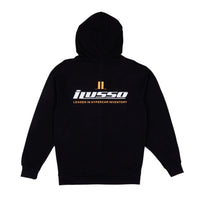 iLusso Men's Black Hoodie
