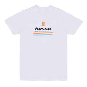 iLusso Men's White Regular Fit T-Shirt