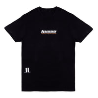 iLusso Men's Black Regular Fit T-Shirt