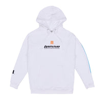 iLusso Women's White Hoodie