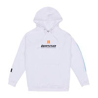 iLusso Men's White Hoodie