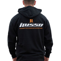 iLusso Men's Black Hoodie