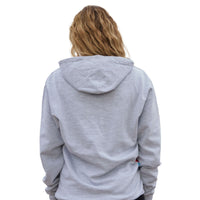 iLusso Women's Gray Hoodie