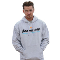 iLusso Men's Gray Hoodie