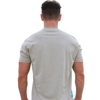 iLusso Men's Gray Regular Fit T-Shirt