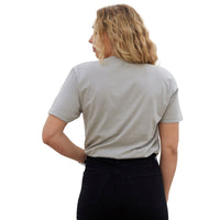 iLusso Women's Gray Regular Fit T-Shirt